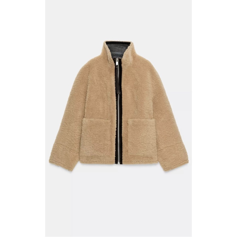 Zara Faux Shearling Jacket